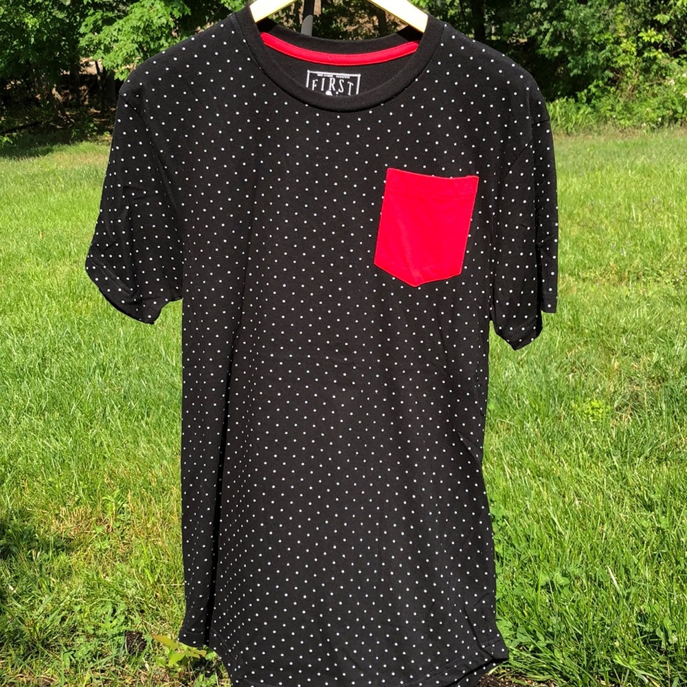 First Draft Tee w/Pocket Size Medium